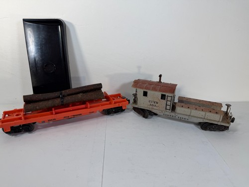 Lionel operating log dump car - operating,
