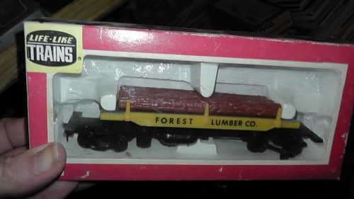Model log dump car - ho,